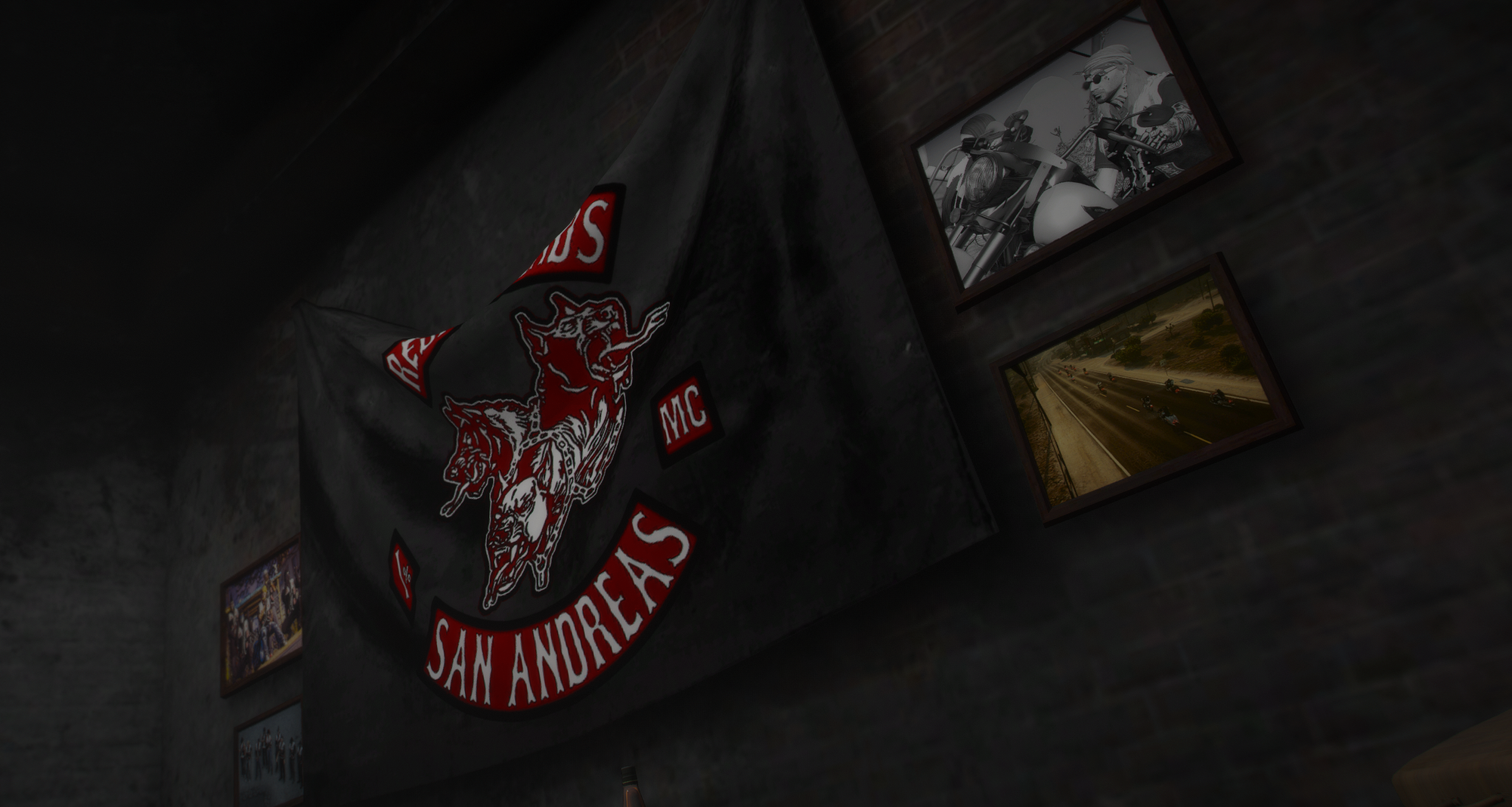 Rebel Hounds MC banner