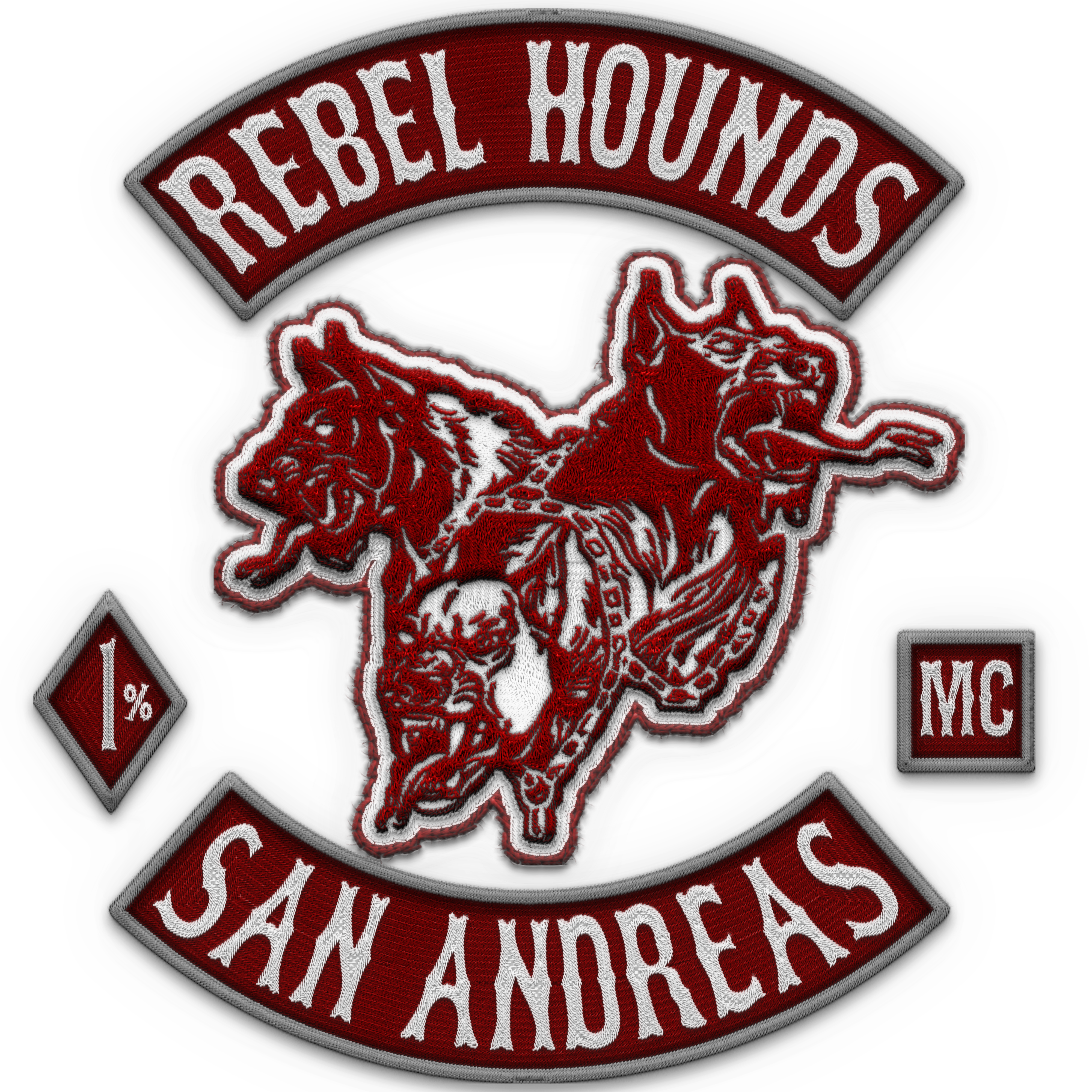 Rebel Hounds MC patch